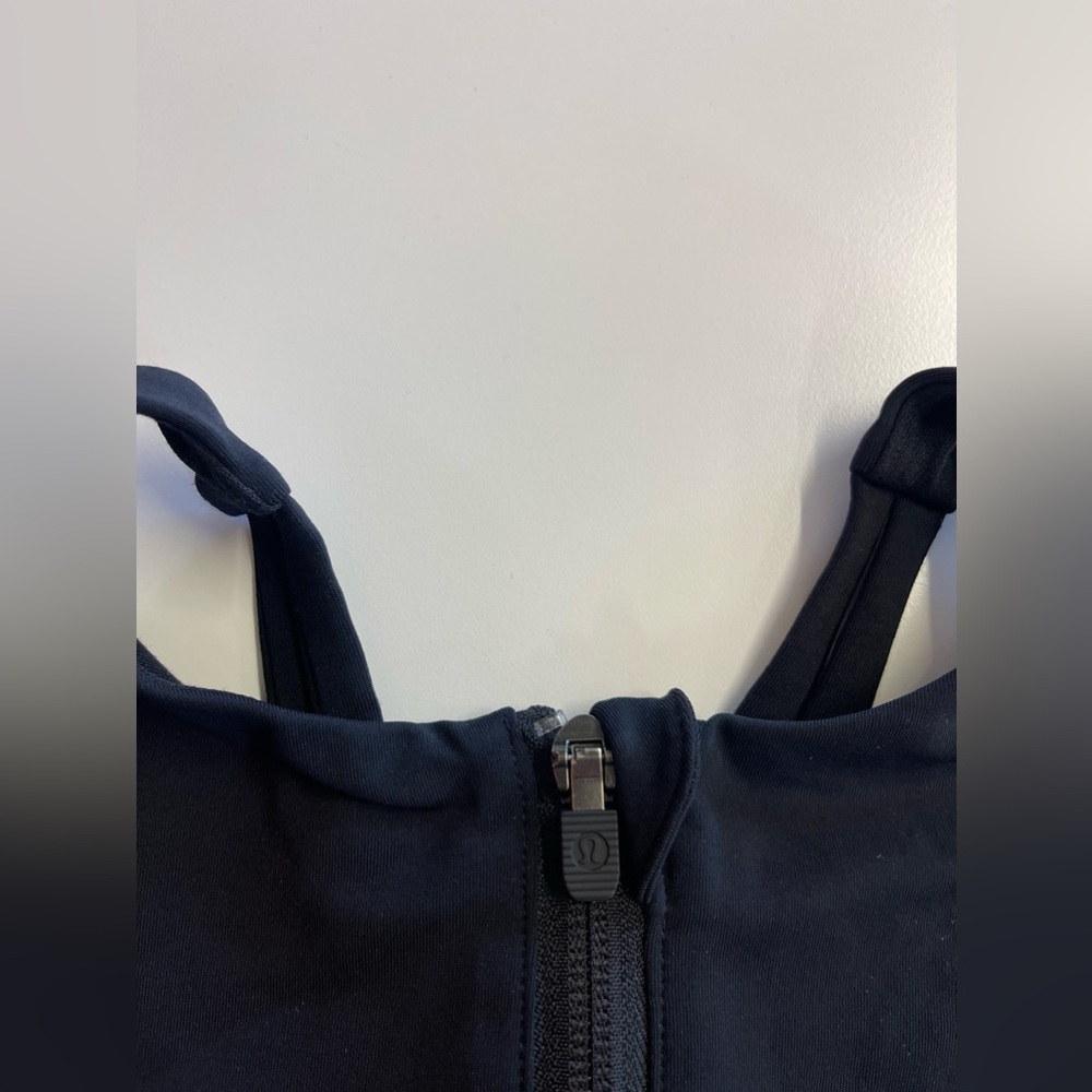Lululemon Energy Bra High Neck Long Line Zip Special Edition sz 4 - Picture 7 of 11